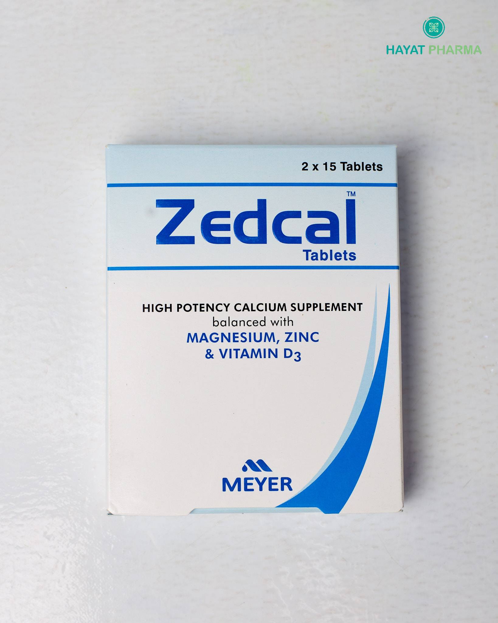 Zedcal tablets package from Meyer Organics